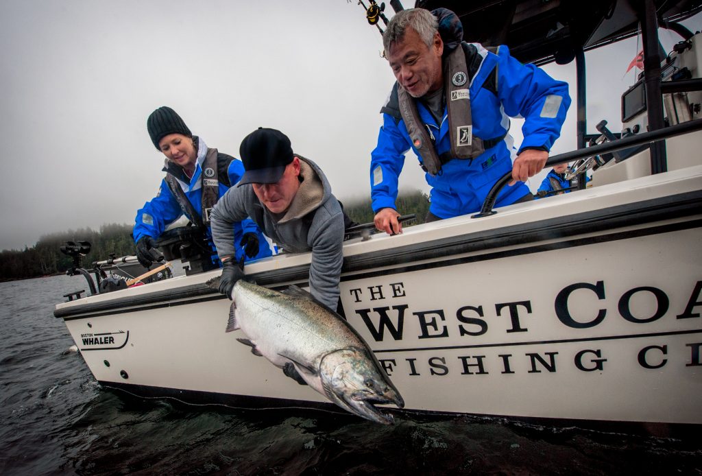 West Coast Fishing Club Salmon Release