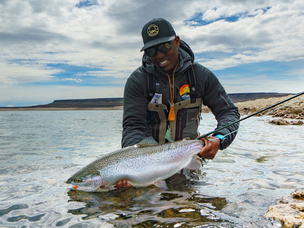 Huge Rainbow Trout from Jurassic Lake