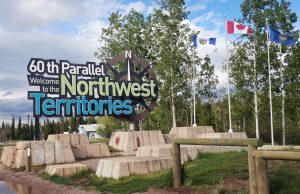 Northwest Territories Welcome Sign